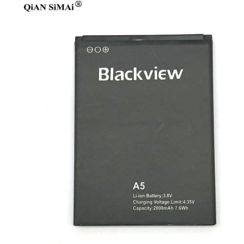 2019 New High Quality A5 2000mAh battery For Blackview A5 phone + Tracking number