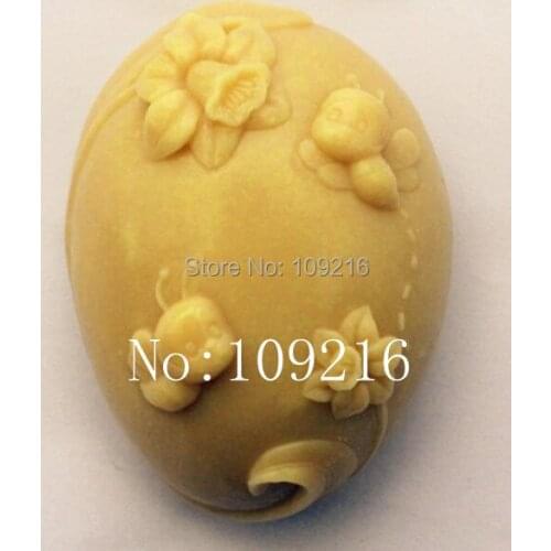 Wholesale!!!1pcs Flying Two Bees(ZX1664) Silicone Handmade Soap Mold Crafts DIY Mold