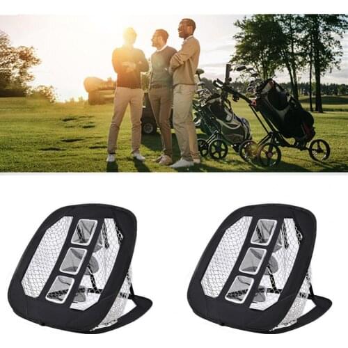 Outdoor Golf Sports Foldable Portable Nylon Golf Practice Net Wear-Resistant Training Hitting Cage Cut Pole Nets Golf Supplies