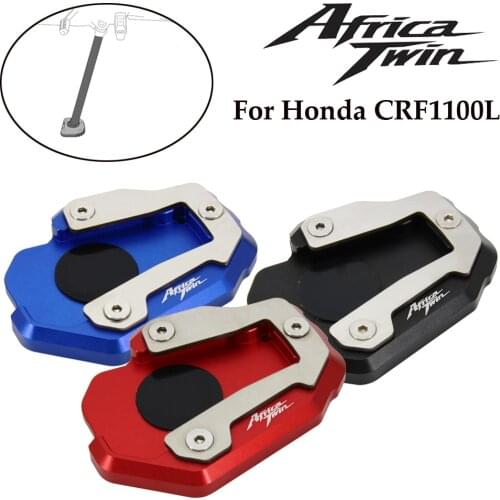 Motorcycle Kickstand Foot Side Stand Extension Pad Support Plate For Honda CRF1100L 1100L CRF 1000 L Africa Twin 2020