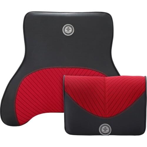 Car Seat Headrest Pad Memory Foam Pillow Head Neck Rest Support Cushion car seat lumbar support cushion Neck pad