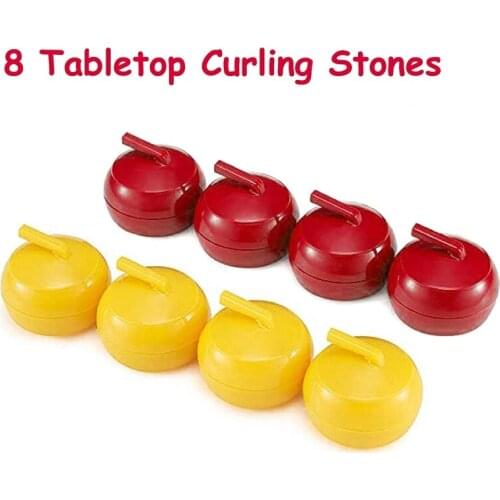 2021 New Foldable Mini Curling Table Curling Ball Tabletop Curling Game For Kid Adult Fam