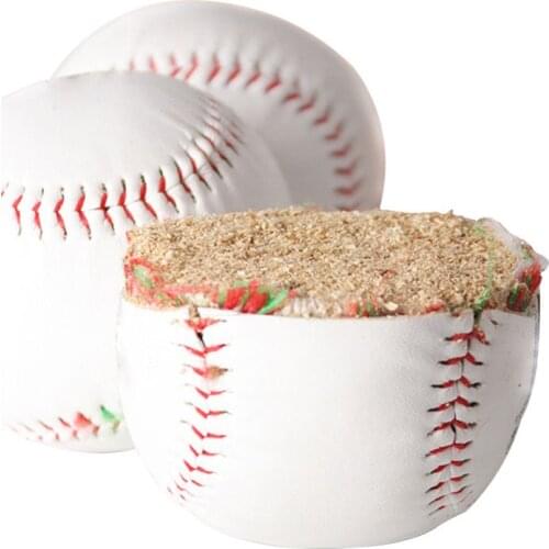 Factory Price Professional PVC Leather OEM White Training Promotional Softball-Baseball Ball