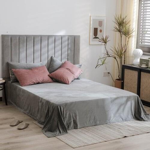 Winter home linens Warm soft velvet Bedspread on the bed linen for solid Bedspreads for bed sheet mattress Bed covers bed plaid
