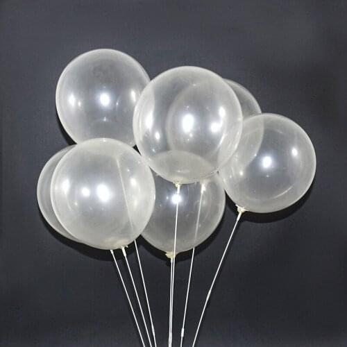 12 inch latex transparent balloon birthday decoration wedding party event sequined balloon with decorative items