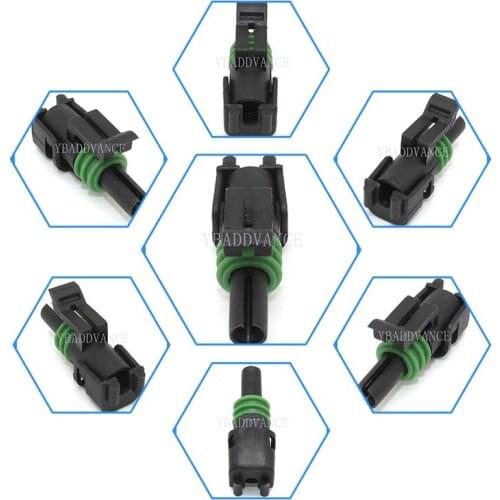 Weather pack 1 Pin auto Haltech Sensor Female Connector Kits