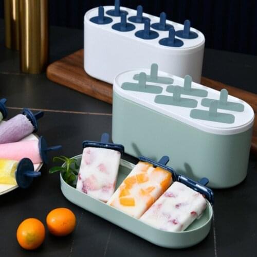 2021 Self-Made Popsicle Mould DIY Ice Cream Chocolate Molds Ice Cube Tray Homemade Freezer Ice Lolly Mould New
