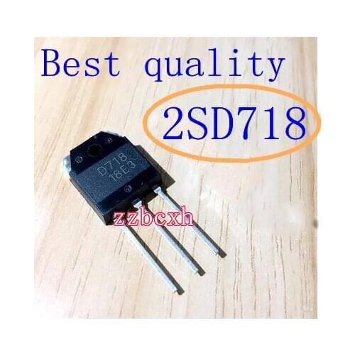 5PCS/LOT New original In Stock 2SD718 D718 TO-3P