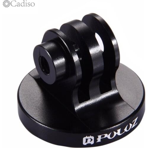 Cadiso PULUZ Screw Hole Tripod Mount CNC Adapter 1/4 inch for GoPro NEW HERO/HERO7/6/5/5 Session/4/3/2/1/Xiaoyi/DJI OSMO Action