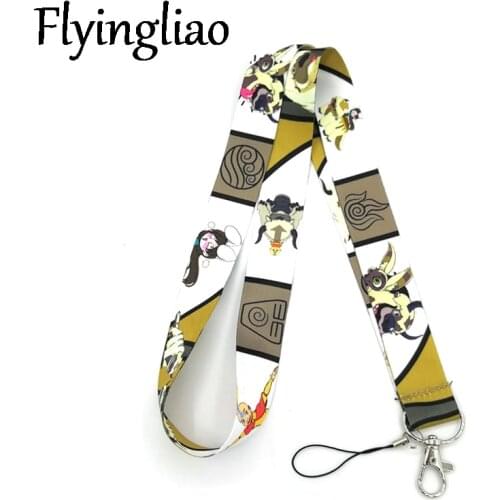 Avatar The Last Airbende Appa Lanyard Badge ID Mobile Phone Rope Key Lanyard Neck Straps Accessories webbings ribbons Decoration