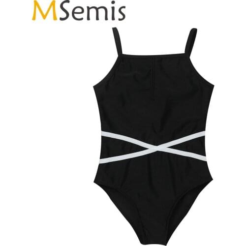 Wholesale Cheap Girls' Classics Princess Camisole Leotard Velvet Waist Line Slim Team Basic Camisole Ballet Jumpsuit Children