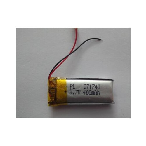 Free shipping 2pcs/lot 3.7v 701740 400mAh polymer lithium battery li-ion rechargeable battery