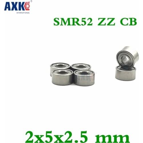 Free Shipping Smr52 Zz Cb Abec7 2x5x2.5 Mm Stainless Steel Hybrid Ceramic Ball Bearing 2mm Smr52-2z Fishing Bearing 2*5*2.5mm