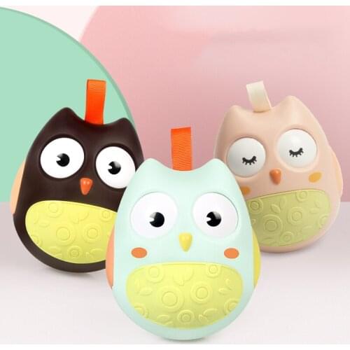 Baby Toys 0 12 Months Tumbler Toy For Newborns Teether Rattle Toddler Musical Crib Mobile Bell Toy Puzzle Doll Stroller Toy Gift