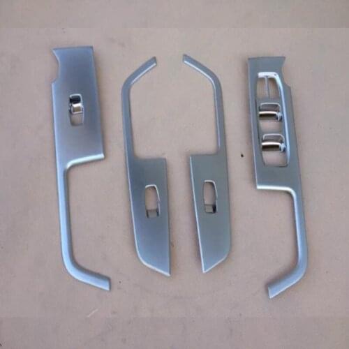 For Hyundai ix25 Creta Chrome Inner door armrest Window Switch cover decoration Control Panel Auto accessories 2015-2018