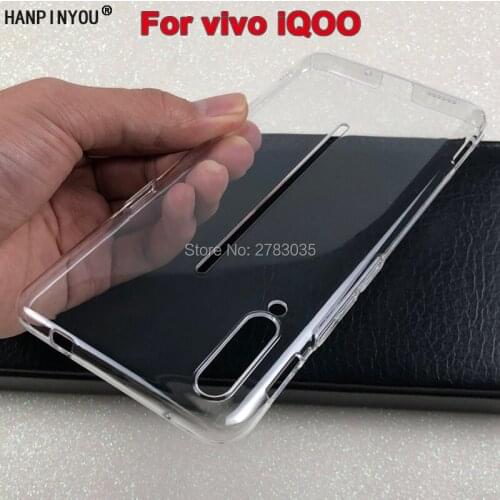 For vivo iQOO 6.41" Glossy Snap Phone Case Crystal Invisible Hard PC Full Cover Clear Camera Protect Back Shell