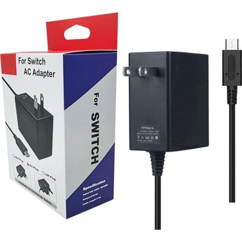 IV-SW008 Power Supply Cable For Nintendo Switch Console AC Adapter For Switch Console EU Plug Power