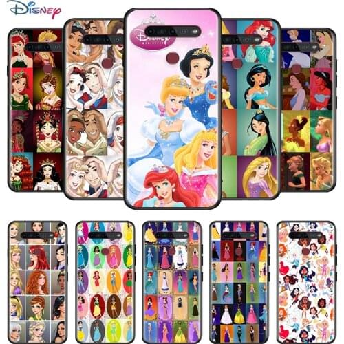 Disney Cartoon Animation Character Princess Collection For LG K92 K71 K62 K61 K52 K51S K50S K42 K41S K40S K31 K30 K22 Phone Case