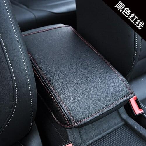FOR Nissan Tiida 2016 2017 box bracket the Central Car 3D design cover Artificial Leather acessories