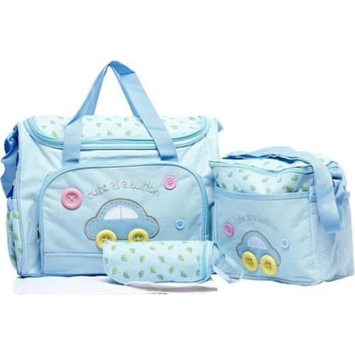 4pcs set Mummy bag multi-function fashion large-capacity mother bag