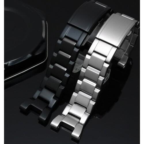 Stainless Steel Watchband for Casio G-Shock GST-W300 GST-400G GST-B100 GST-210 S100D/S110D/W110 Metal Watch Band Strap Bracelet