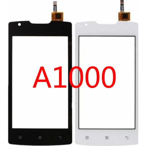 Touch Screen For Lenovo A1000 Touch Panel 4.0 LCD Display Screen Sensor Digitizer Front Outer Glass A 1000 Mobile Phone Parts