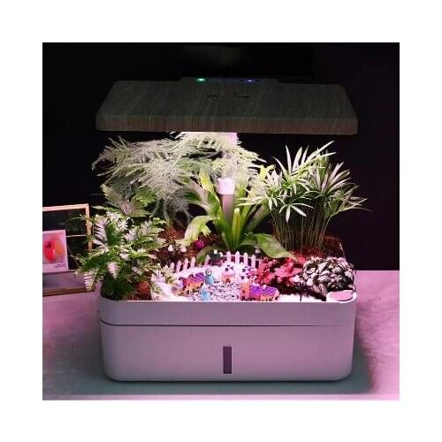 Hydroponics System Box Intelligent Full Spectrum Grow Light Soilless Cultivation Indoor Garden Planter Grow Lamp Nursery Pots