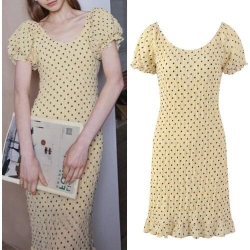 TUNJUEFS Yellow Summer Dresses