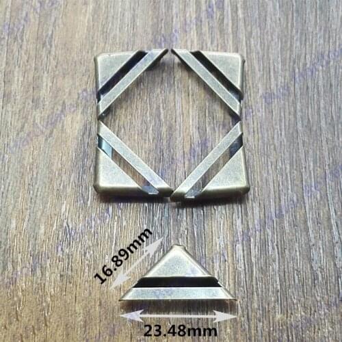 20pcs Length 17mm Antique book corner photo corner album page notebook corner protection angle 3mm photo corner bracket