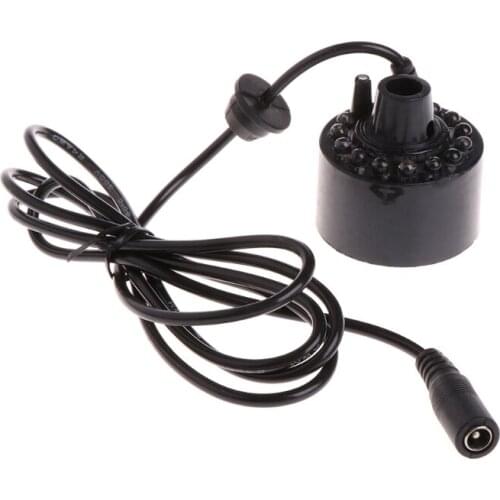 12 LED light Ultrasonic Mist Maker Fogger Water Fountain Pond Indoor Outdoor Aquarium Fish Tank Supplies New