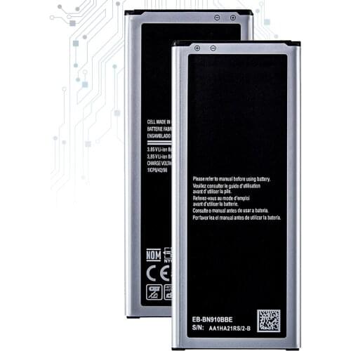Battery EB-BN910BBE EB-BN910BBK For Samsung Galaxy NOTE4 N910a N910V N910C NOTE 4 N910u N910F N910H Bateria Batteries