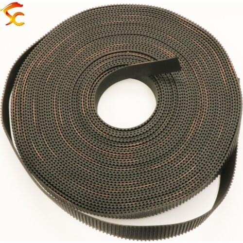 High quality 10meters GT2 open timing belt width 9mm/10mm/12mm/15mm/20mm 2GT belt for 3D printer Free shipping