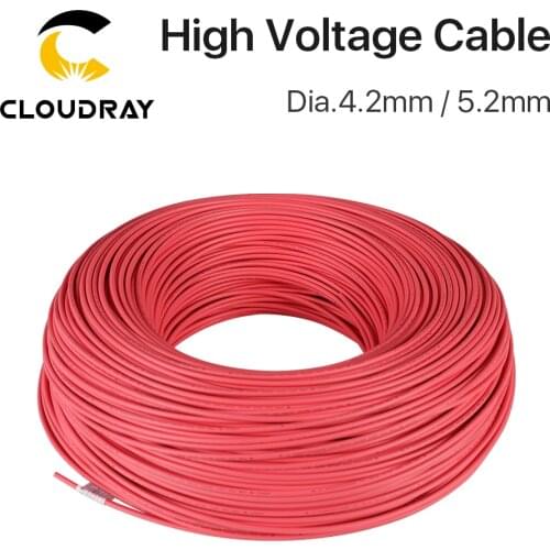 Cloudray 3 Meters High voltage Cable for CO2 Laser Power Supply and Laser Tube Laser Engraving and Cutting Machine