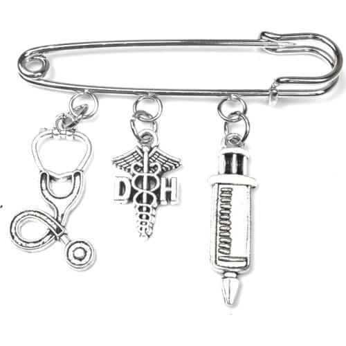 XKXLHJ Silver Brooches For Clothes