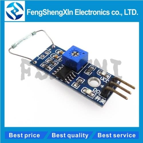 1pcs New mka14103 Dry reed pipe sensor module magnetron module dry reed switch magnetic control switch for Arduino Reed Module