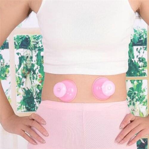 1pc Pink Household Body Massage Helper Anti Cellulite Vacuum Silicone Cups Brand New And High Quality