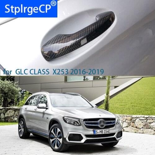 100% Real Carbon Fiber Auto Outer Door Handle Cover for Mercedes Benz GLC CLASS X523 2016 2017 2018 2019 Car Styling