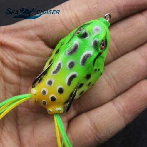 3pcs Big 6cm 11g Topwater Frog Hollow Body Soft Fishing Lures Crankbait Bass Hooks Baits Tackle Mix colors Free Shipping