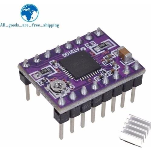 AT2100 Stepstick Stepper Motor Driver Module instead TMC2100 TMC2208 With Heat Sink Super Silent For 3D Printing Motherboard