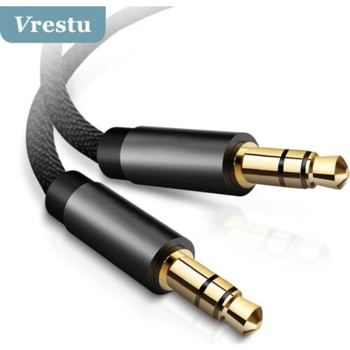 Jack 3 5mm Male-Male Audio Cables Stereo 3.5mm to Jack 3.5 Cord Auxiliary Line for Beats iPhone iPod iPad Tablets Headphone Wire