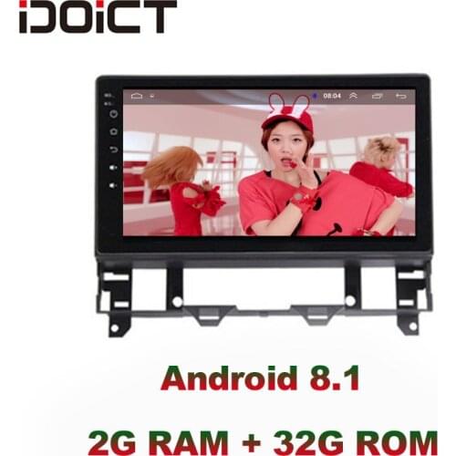 IDOICT Android 8.1 IPS 2G+32G 8 CORE Car DVD Player GPS Navigation Multimedia For Mazda 6 Radio 2002-2008 car stereo