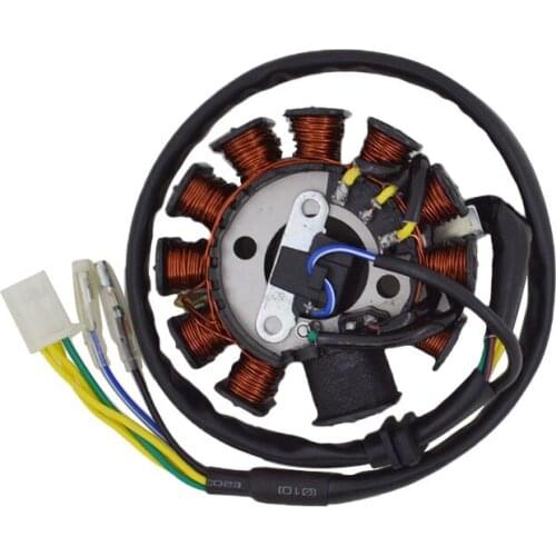 Motorcycle 11 Poles Full Wave AC For GY6-125 GY6-150 GY6 125 150 152QMI 157QMJ Magneto Stator Coil GeneratorSpare Parts