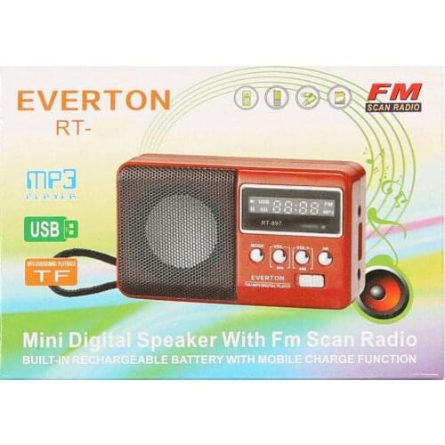Everton RT-303 Usb And Micro Kart Entry Manual Hand Radio