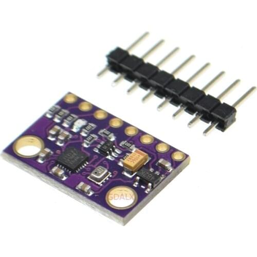 MPU-9250 MPU9250 BMP280 SPI IIC/I2C 10DOF Acceleration Gyroscope Compass 9-Axis Sensor Board Module GY-91 For Arduino 3-5V Red