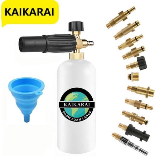 Foam Nozzle Snow Foam Lance Foam Bottle Sprayer for Karcher Bosch Interskol Elitech Nilfisk Huter Stihl Pressure Washer Car Wash