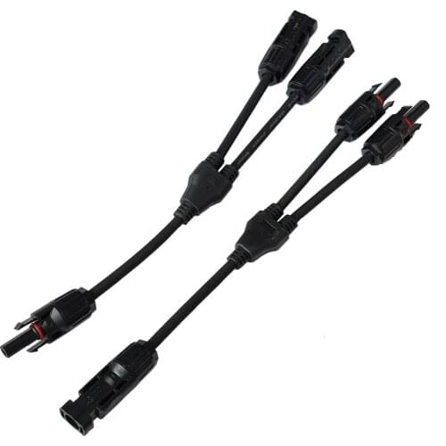 JKMC4 Y Branch parallel connection 30A 1000V Electrical Solar Connector Photovoltaic Parallel connection battery plate assembly