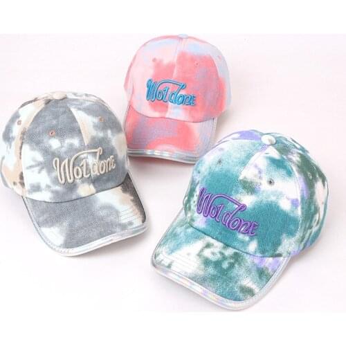 New Summer Letter Embroidery Boy Cap Baby Girl Adjustable Baseball Cap Children Breathable Graffiti UV Protection Hip-Hop Hat