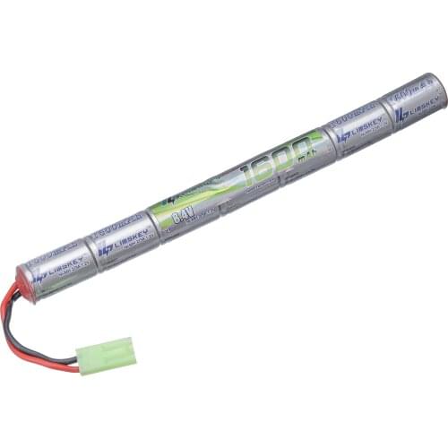 Limskey 7S 2/3A 8.4v 1600mAh Stick NIMH Airsoft Guns Battery Pack with Tamiya for Airsoft Mini AK series AK47, MP5K, RPK, PKM