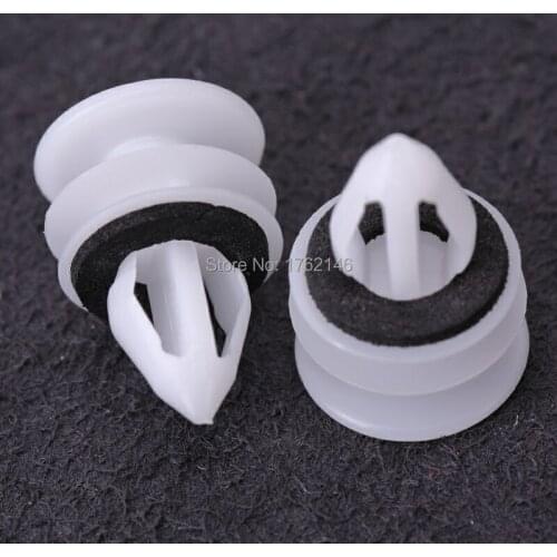 Set of 500PCS White Nylon Door Trim Panel Clips Nylon Retainer 15076791 For Trucks 2002-UP