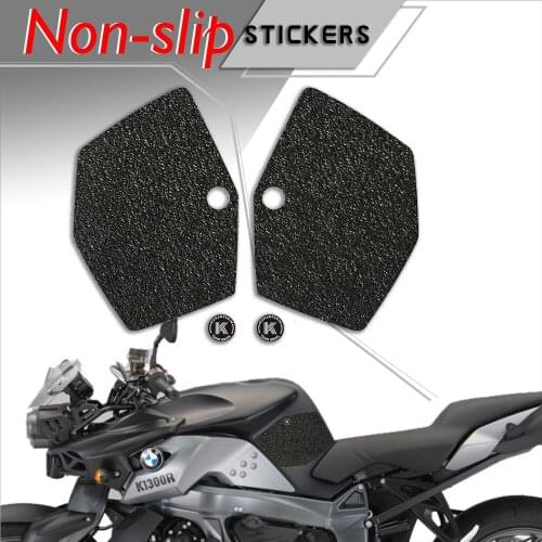 Motorcycle tank grip fuel tank traction pad side knee grip friction protector sticker for BMW 04-09 K 1200 R 08-12 K 1300 R